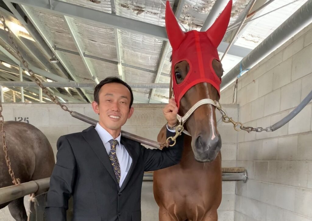 Daiki Chujo and Horse